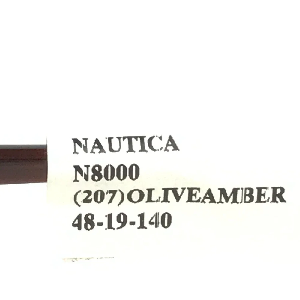 Nautica Eyeglasses Frames N8000 207 Brown Tortoise Round Oval Full Rim 48-19-140
